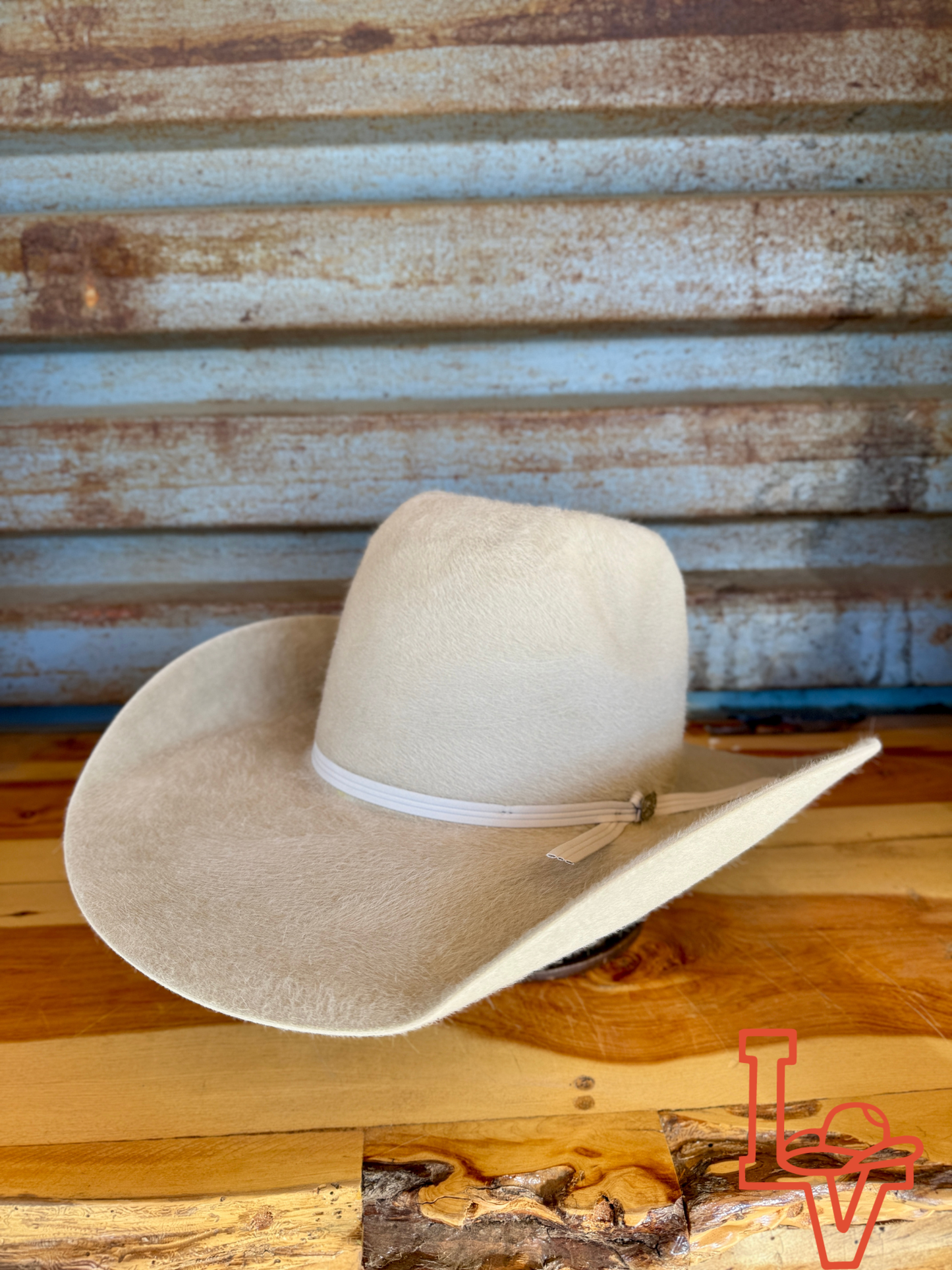 Resistol 8x Kodiak Cowboy Hat Fur Felt Hat Regular Crown Silverbelly