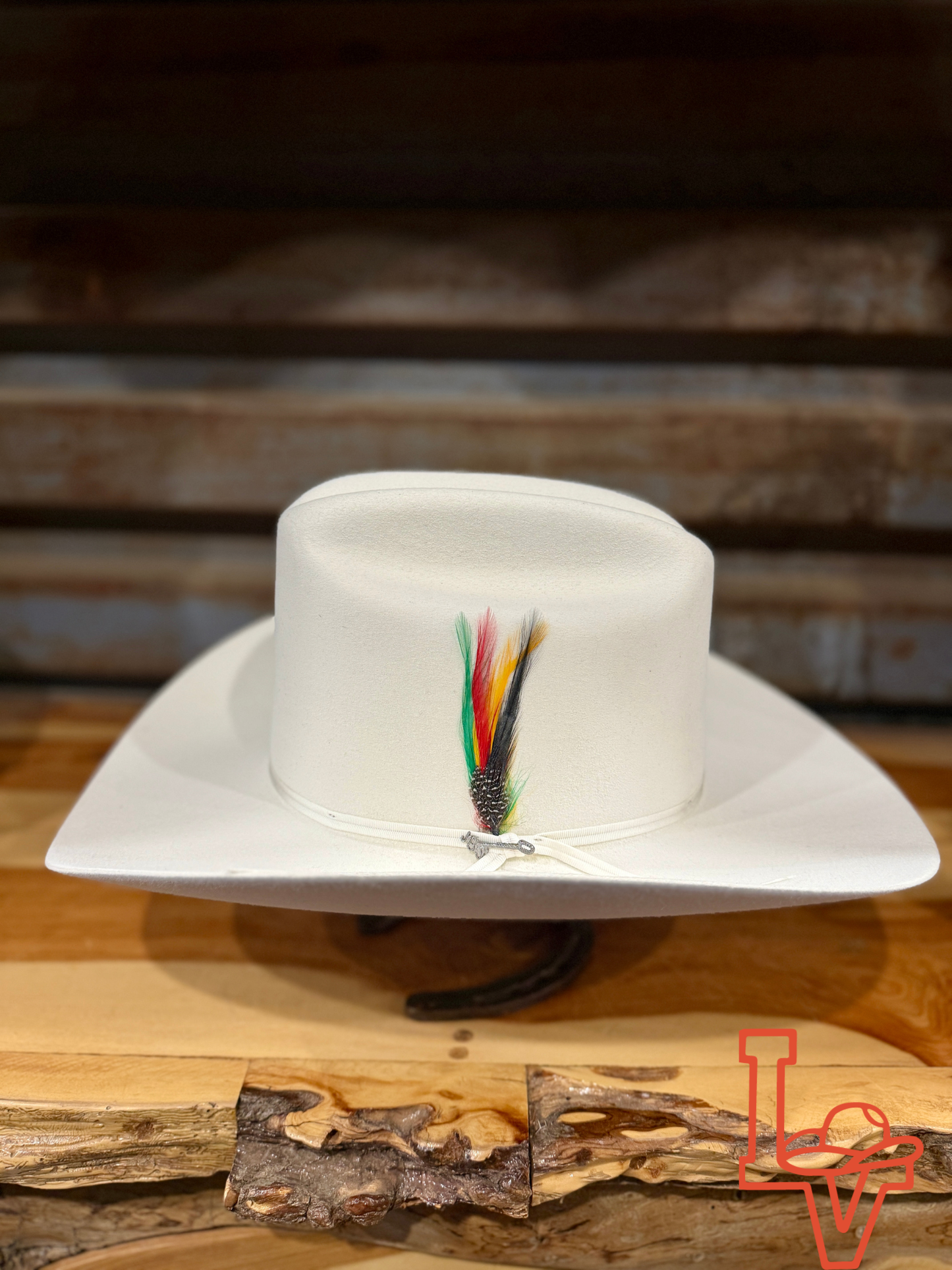 Stetson 6x Rancher Cowboy Felt Hat Regular Crown White