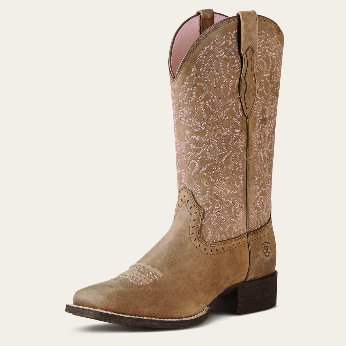 Arait Boot Pattern Ariat Women Round Up Remuda Western Boot Brown Bomber – Los Vaqueros ...