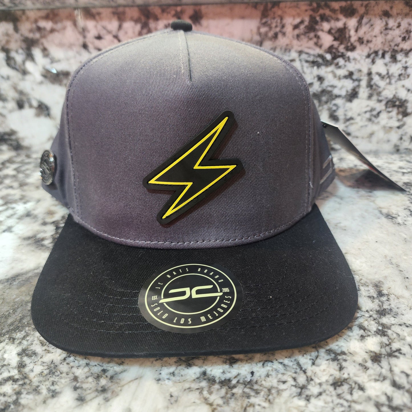 JC Hats Rayo Curved Snapback Grey/Black