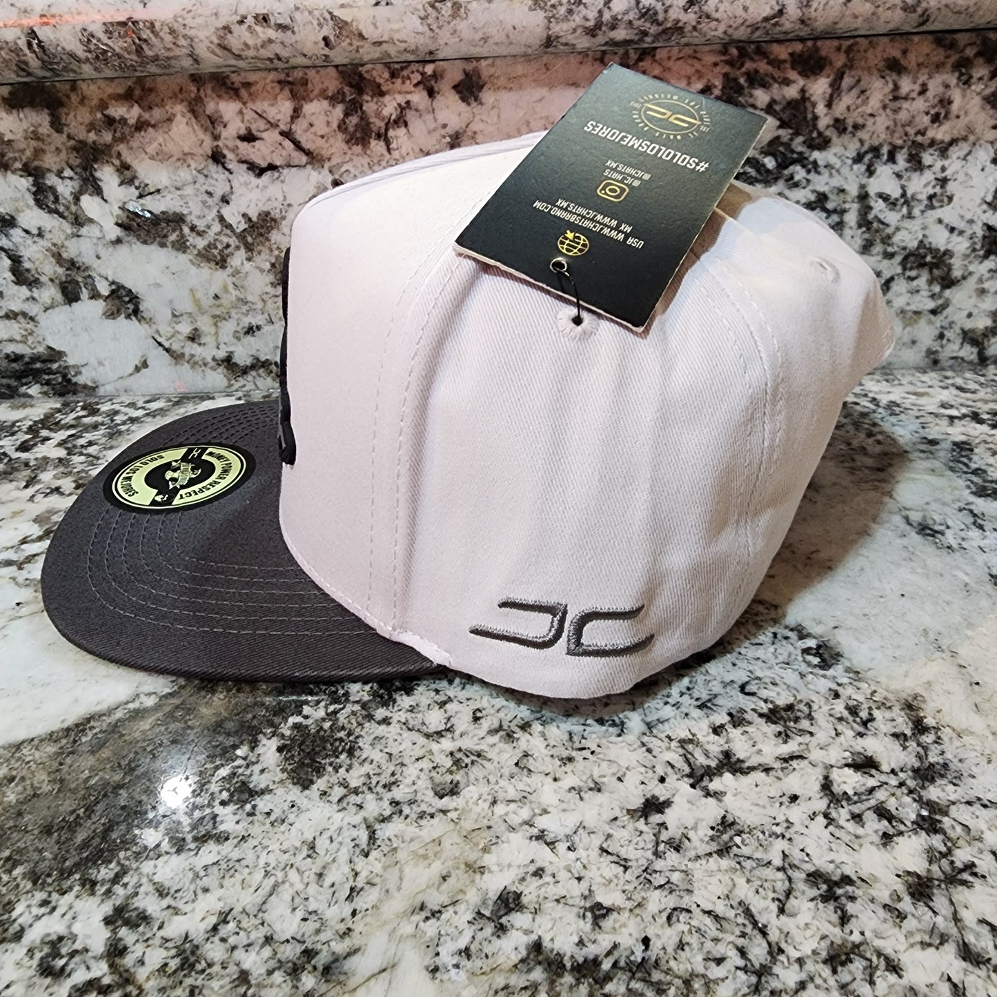 JC Hats My Little Friend Snapback White/Grey