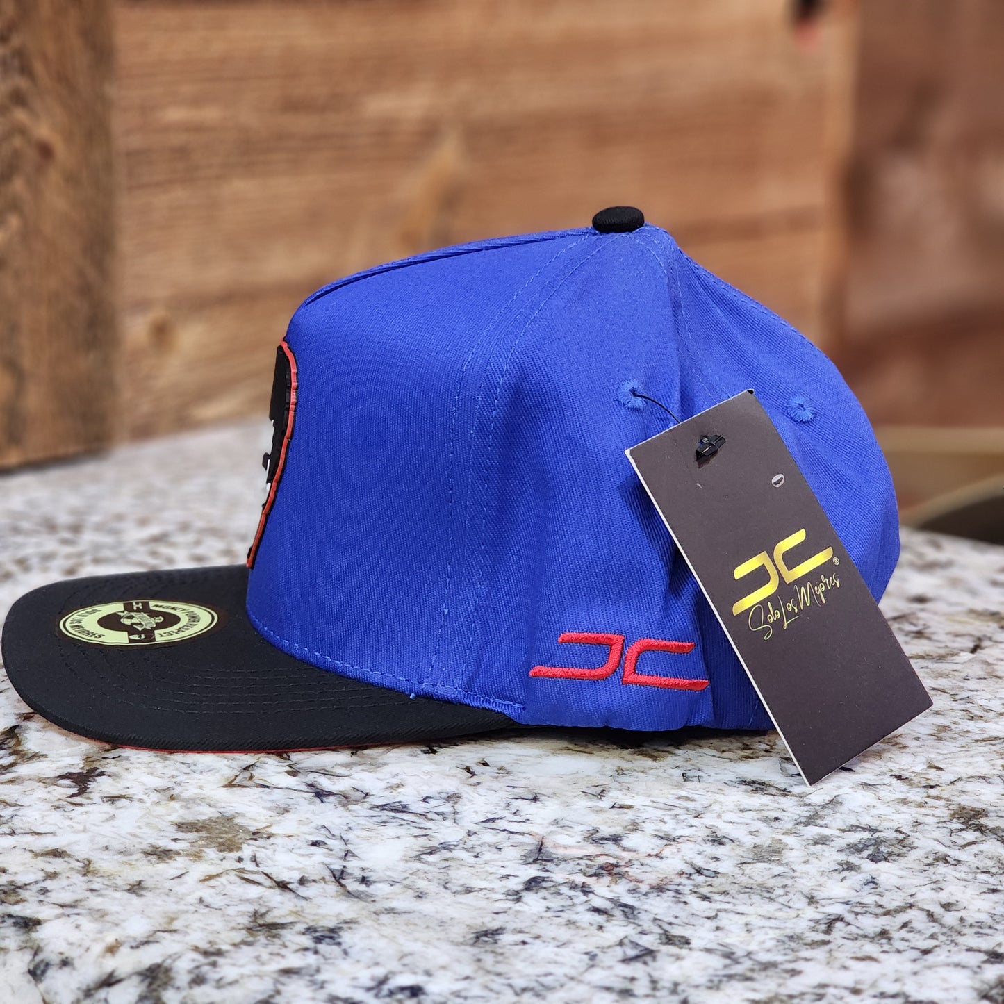 JC Hats Tony Face Snapback  Blue/Black