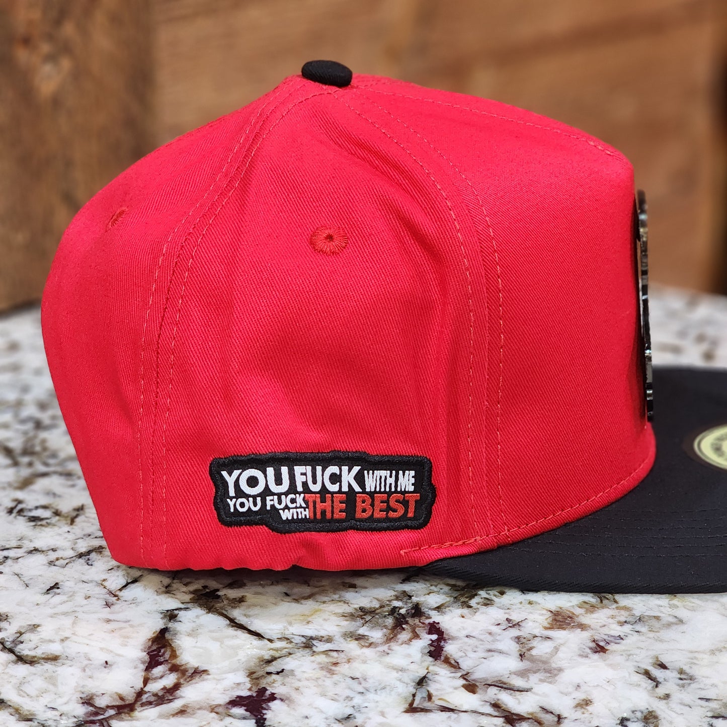 JC Hats Fuck Snapback Red