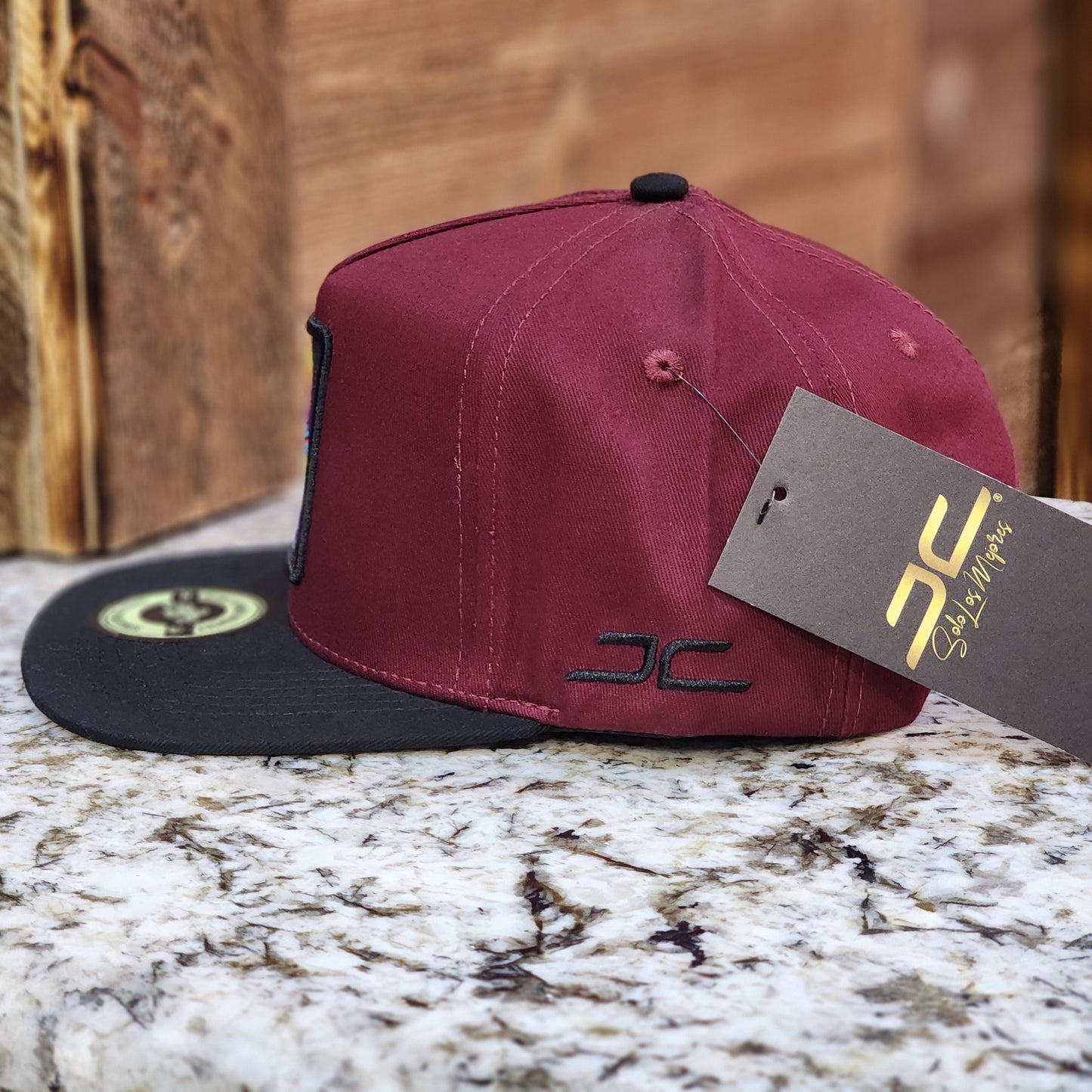 JC Hats Miami Vibe Snapback Burgundy