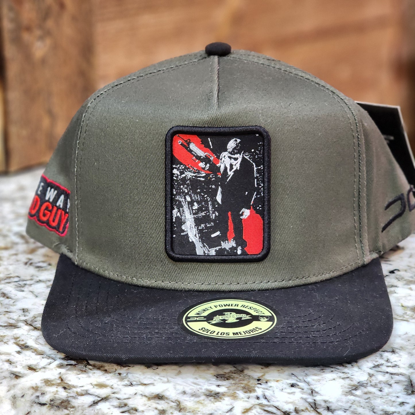 JC Hats Bad Guy Snapback Green Olive