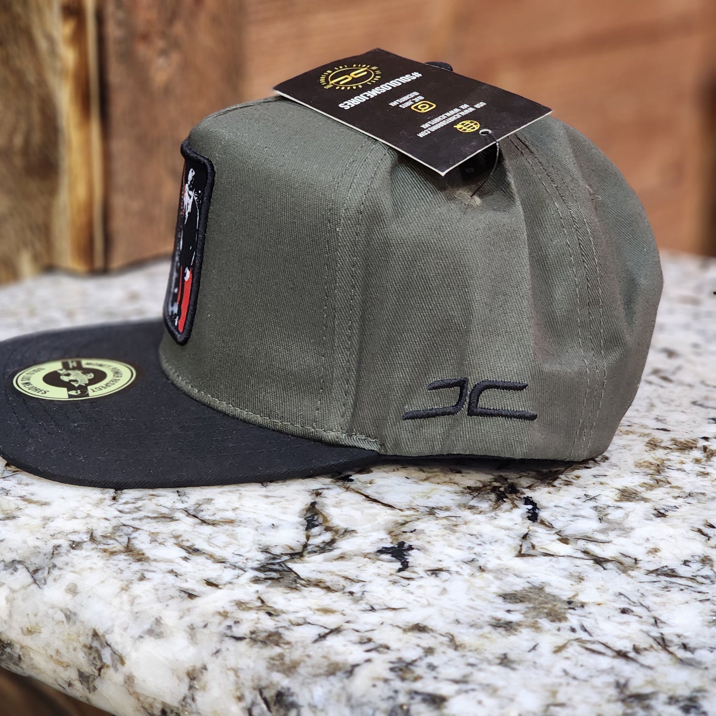 JC Hats Bad Guy Snapback Green Olive