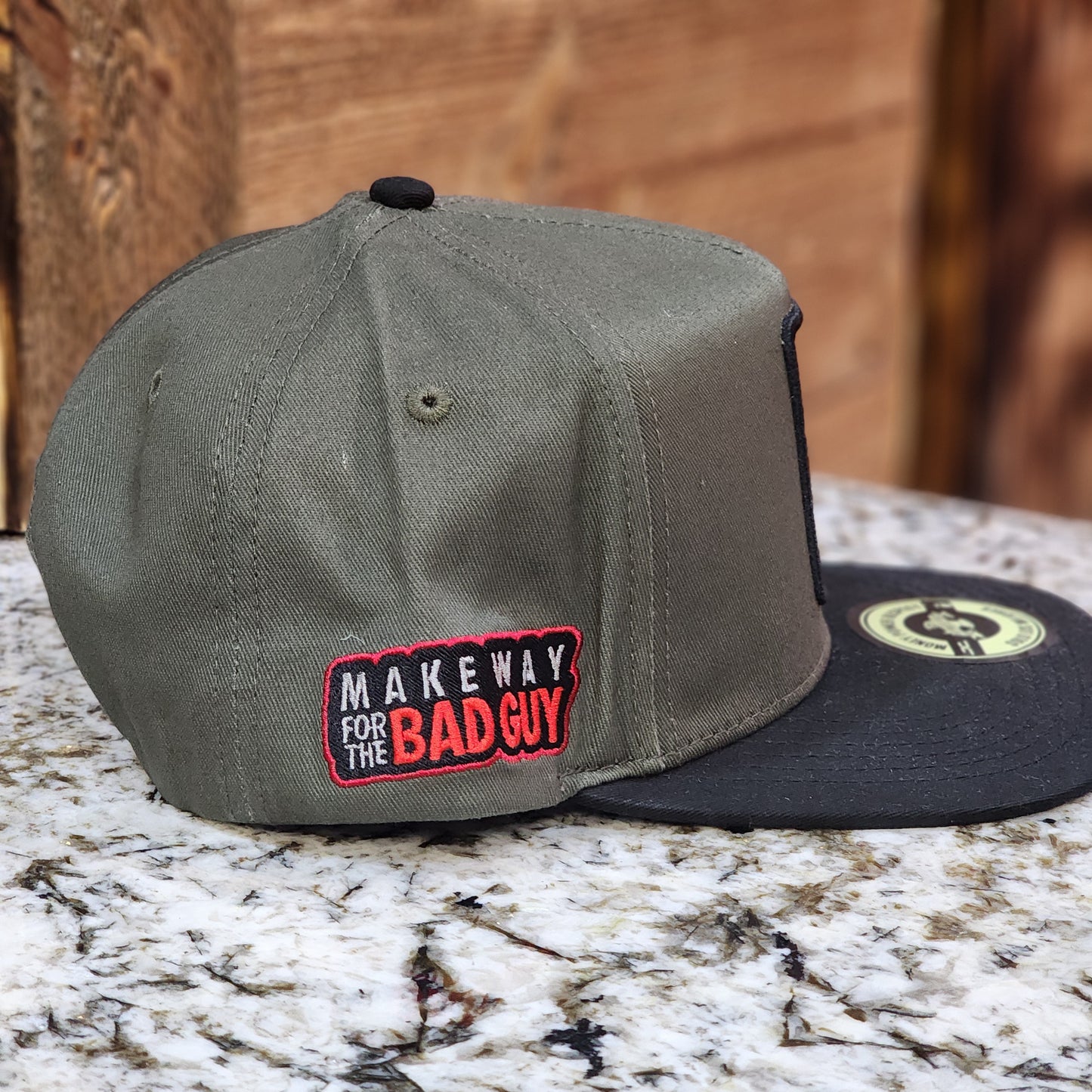 JC Hats Bad Guy Snapback Green Olive