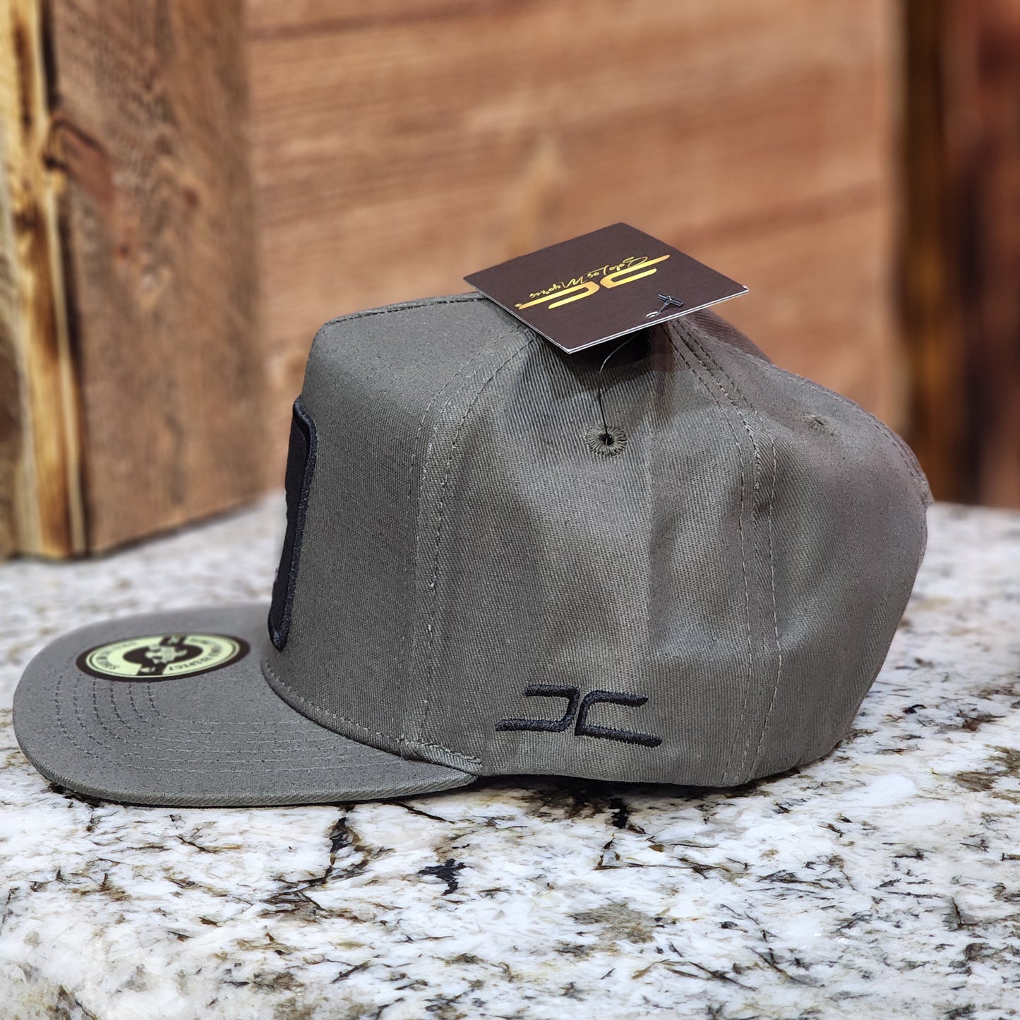 JC Hats Money Power Respect Snapback Green Olive