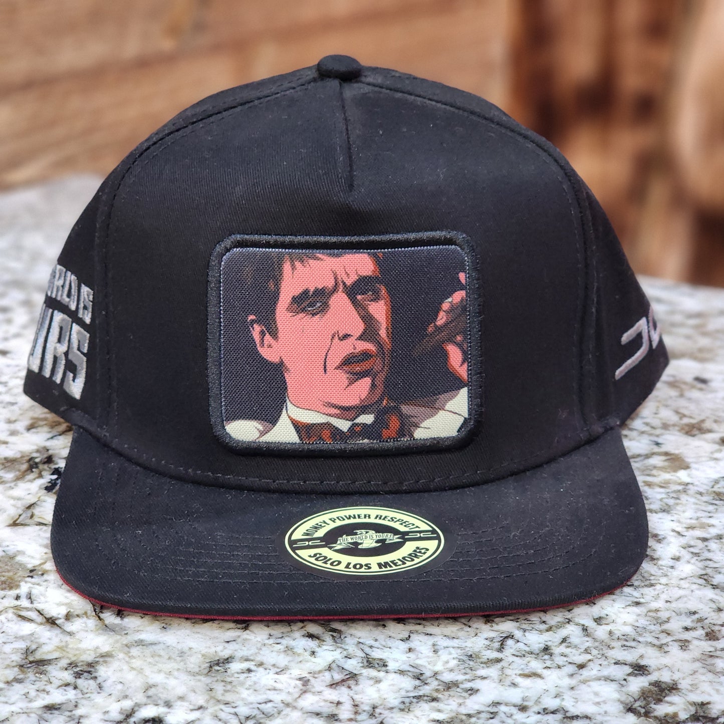 JC Hats World Snapback Black