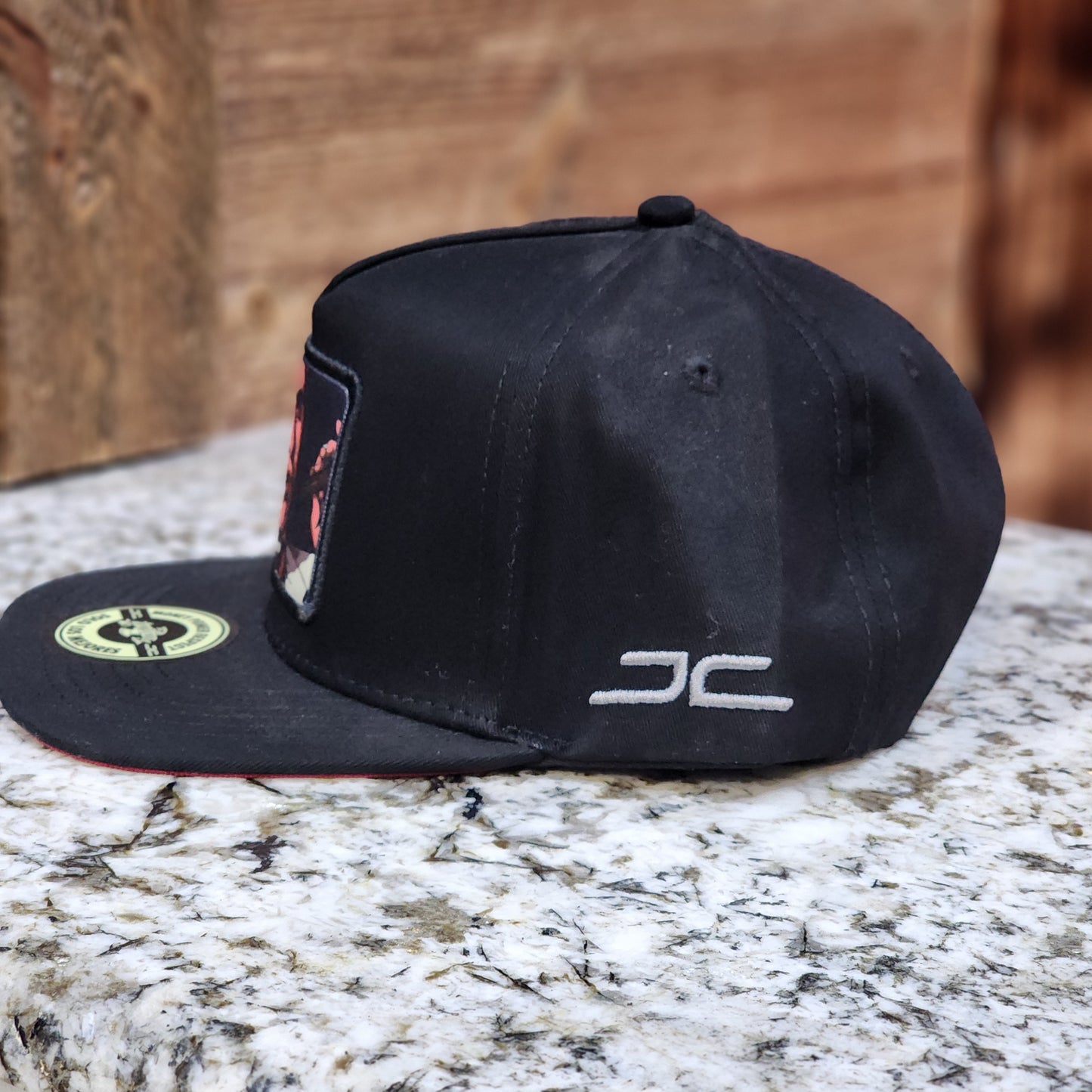 JC Hats World Snapback Black