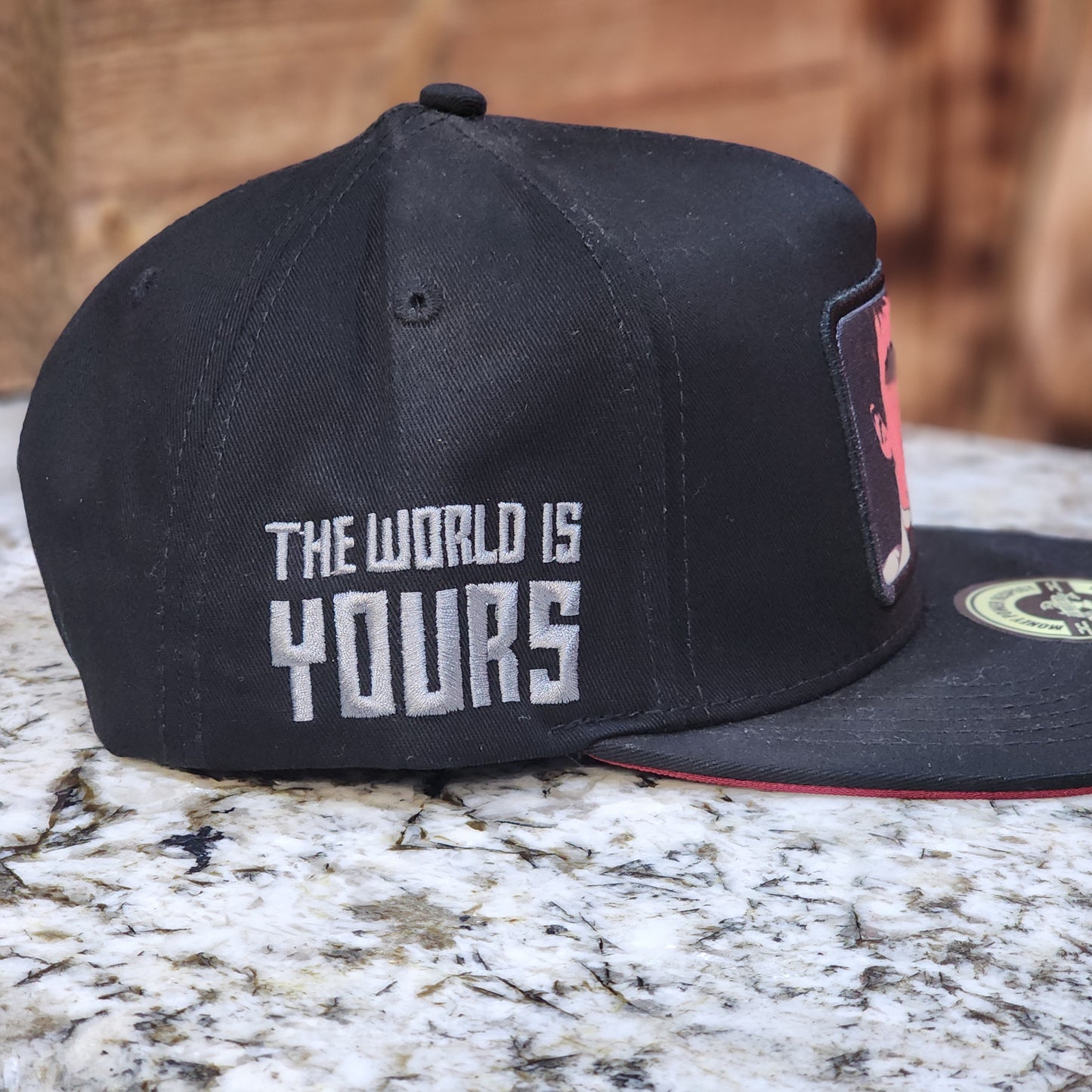 JC Hats World Snapback Black