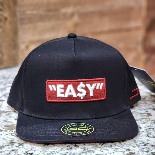 JC Hats Easy Snapback Black
