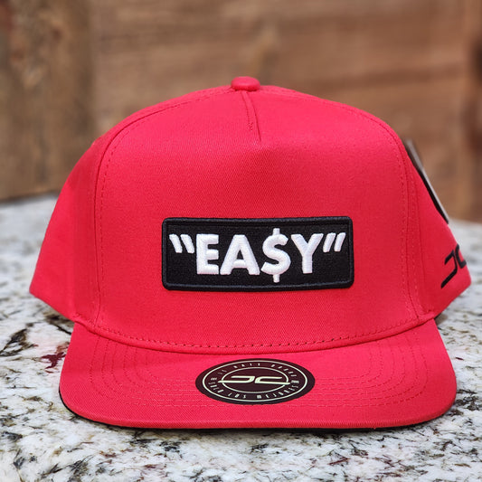 JC Hats Easy Snapback Red