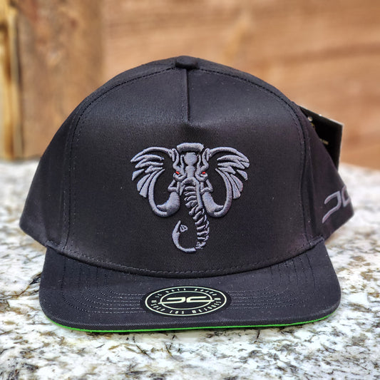 JC Hats Elephant Snapback Black/Grey