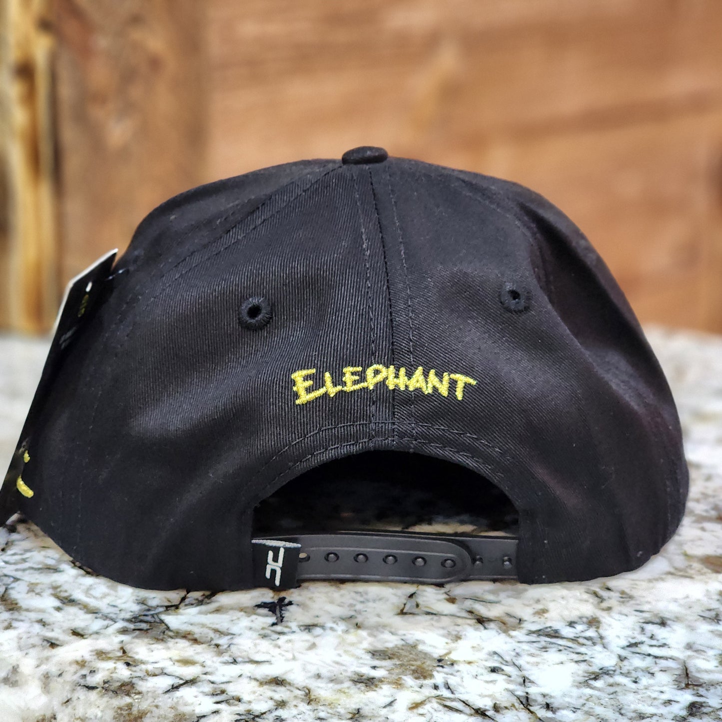 JC Hats Elephant Snapback Black/Gold