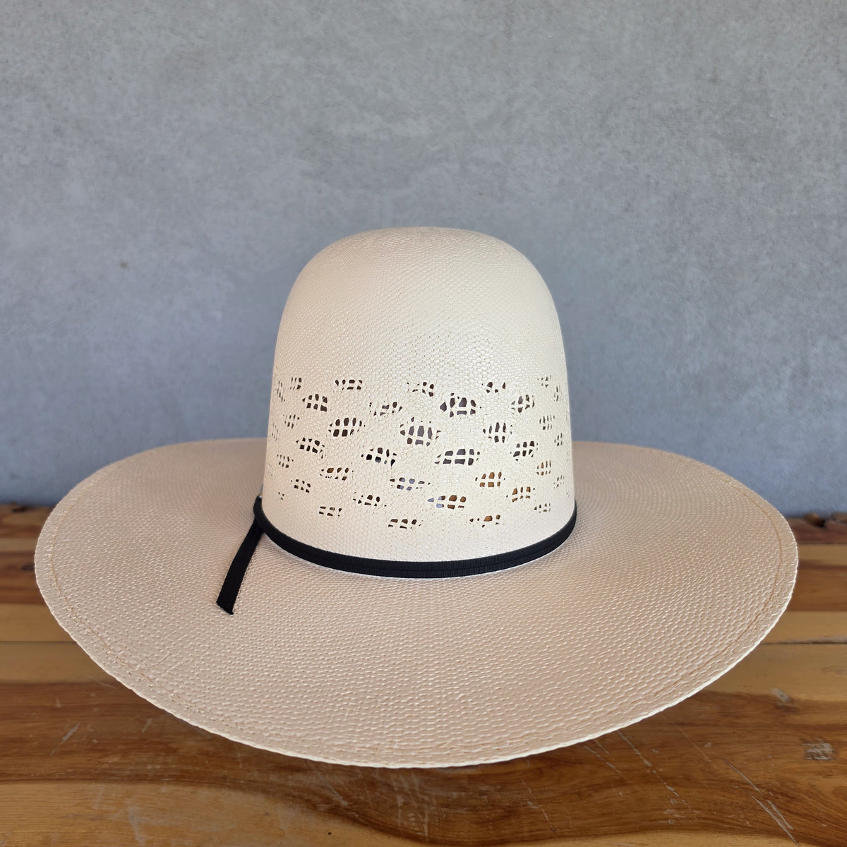 Los Vaqueros Straw Hat Open Regular Crown Bangora Conley Snow White