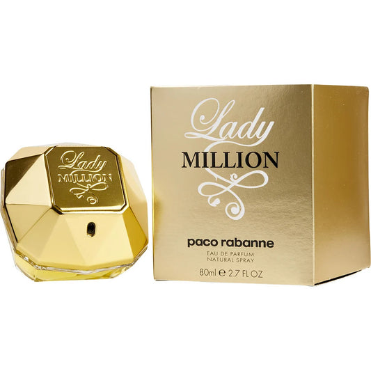 Paco Rabanne Lady Million Woman Eau de Parfum Natural Spray 2.7 OZ