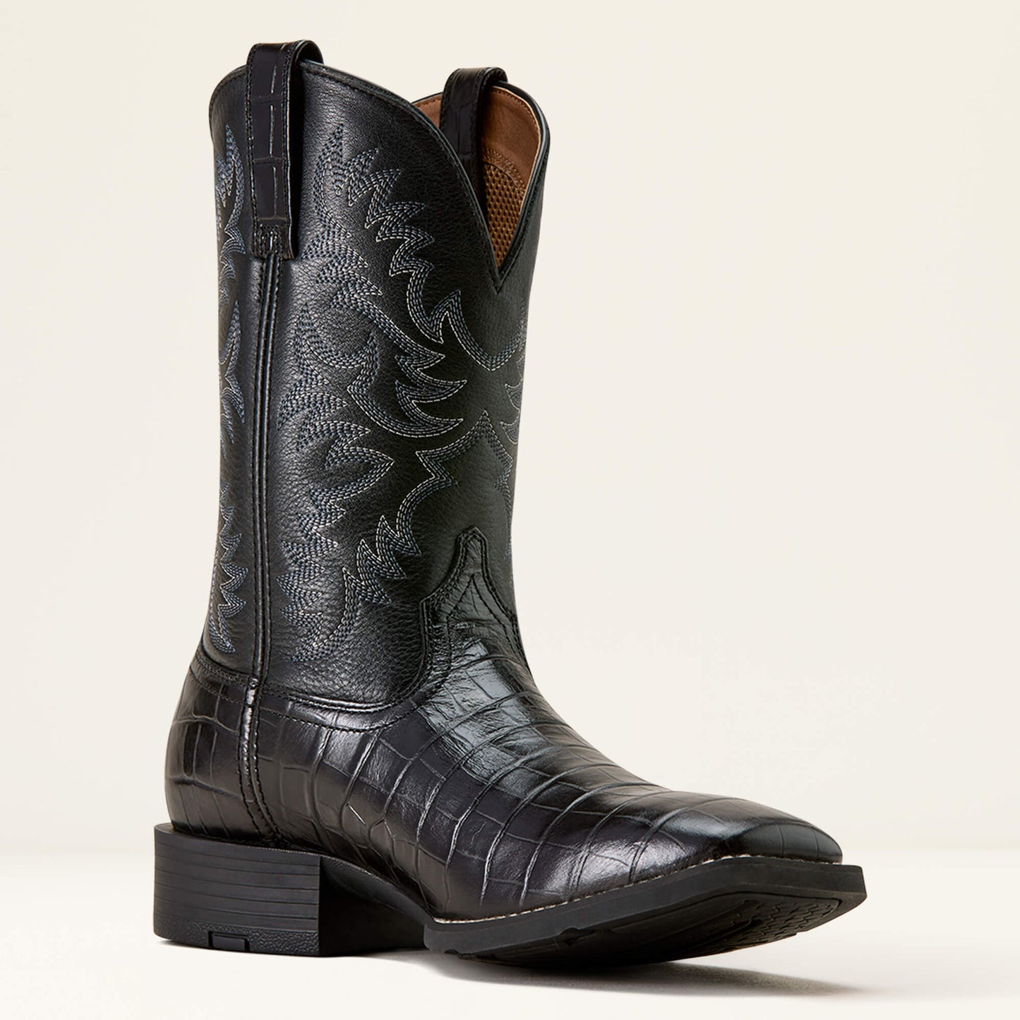 BLACK CROC PRINT|BLACK DEERTAN