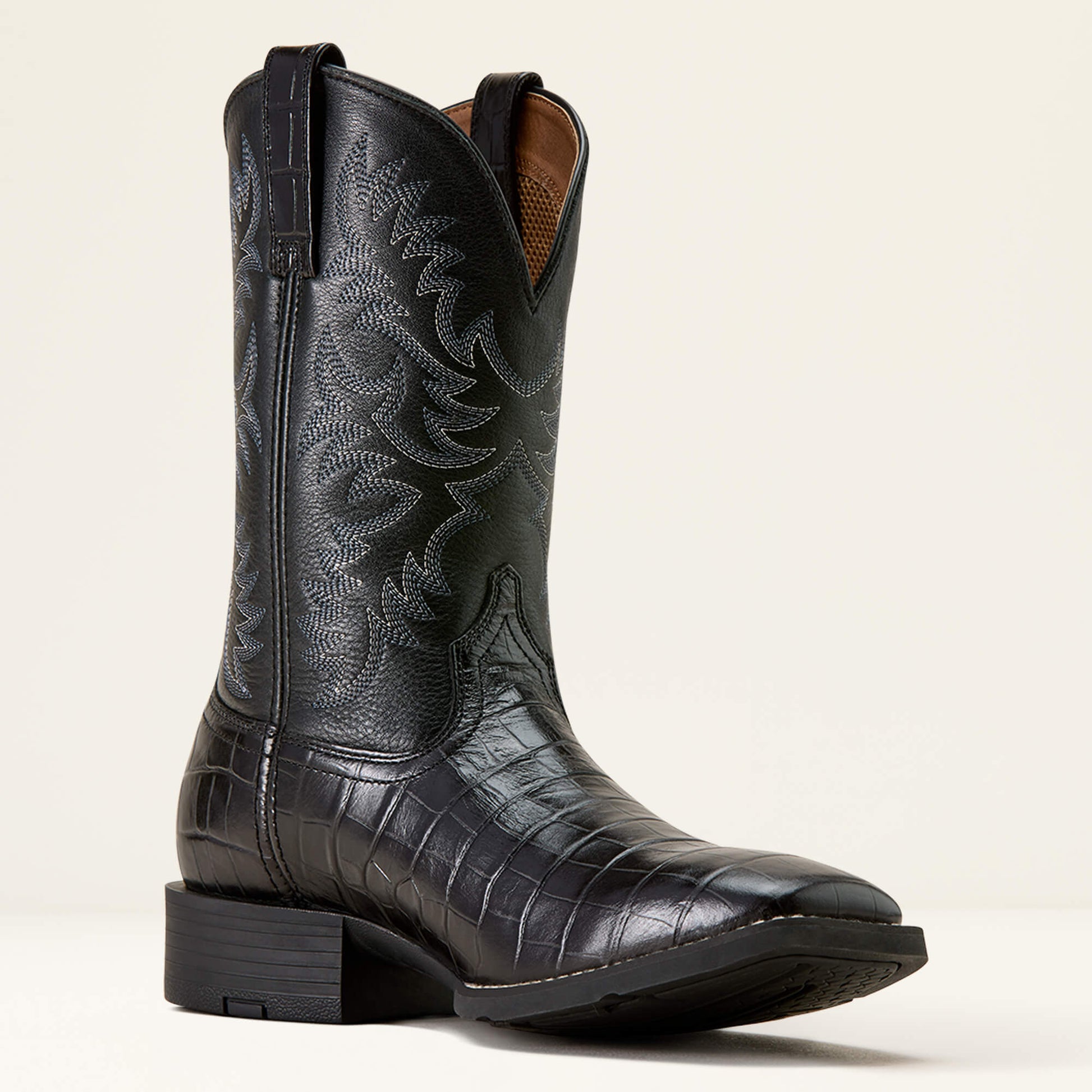BLACK CROC PRINT|BLACK DEERTAN