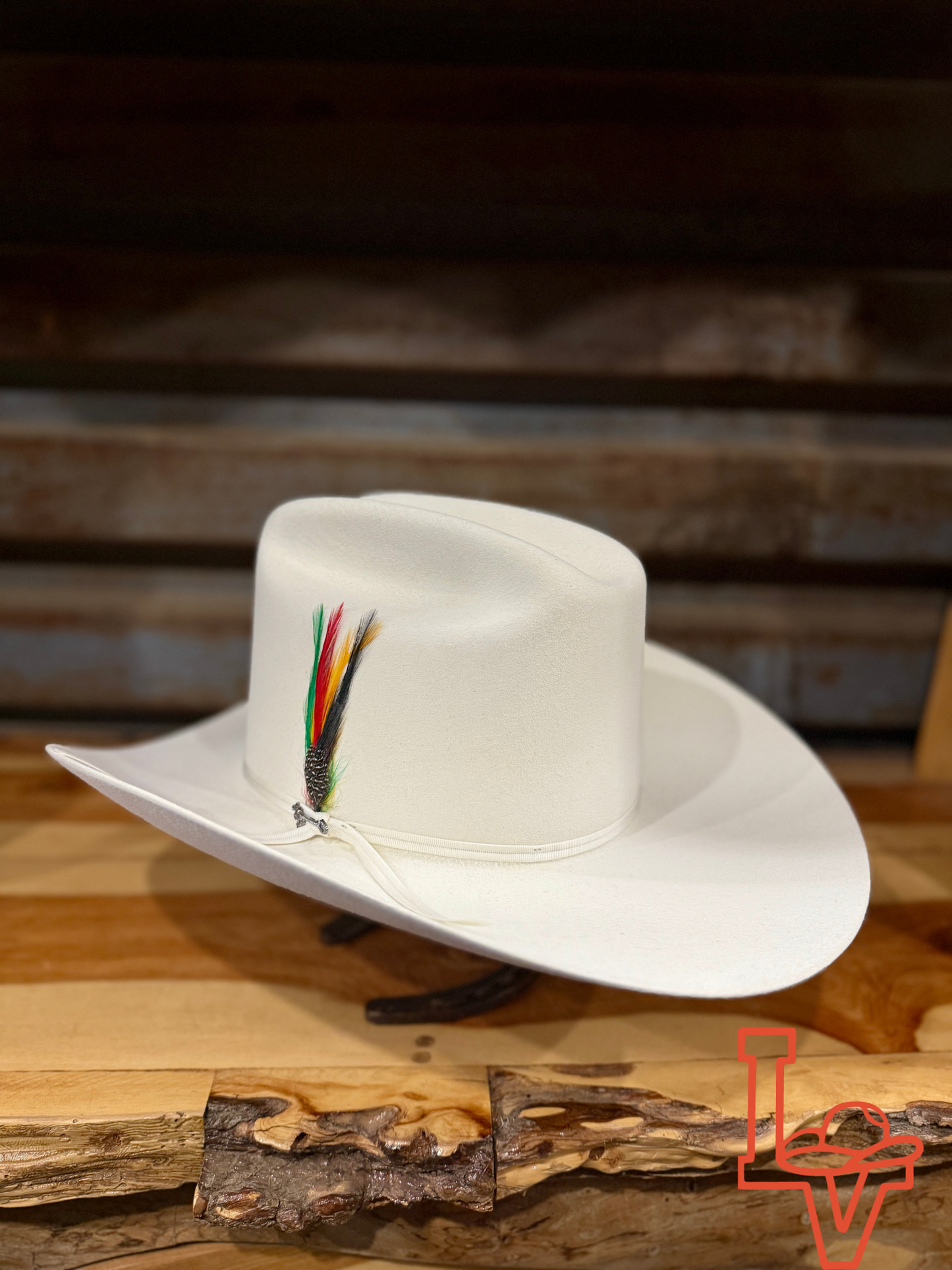 Stetson 6x Rancher Cowboy Felt Hat Regular Crown White