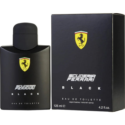 Ferrari Scuderia Black Man Eau de Toilette Natural Spray 4.2 OZ