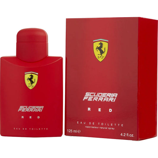 Ferrari Scuderia Red Man Eau de Toilette Natural Spray 4.2 OZ