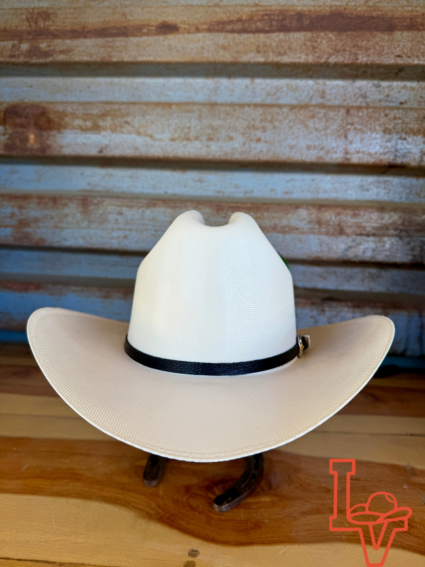 Laredo Fine Straw Hat "Fino" Regular Crown Copa Regular 5,000x Estilo Sinaloa Blanco