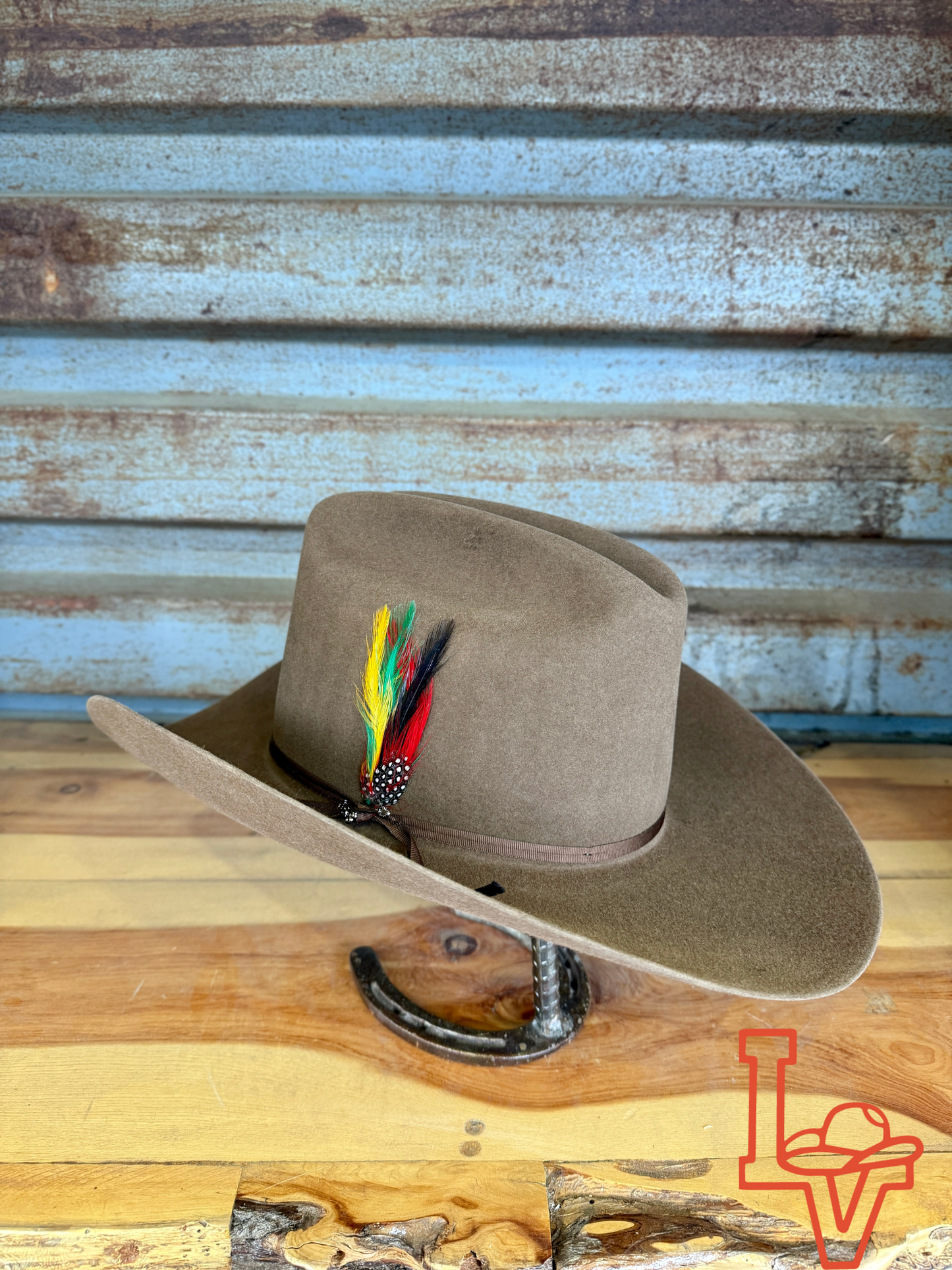 Stetson 6x Rancher Cowboy Felt Hat Regular Crown Acorn