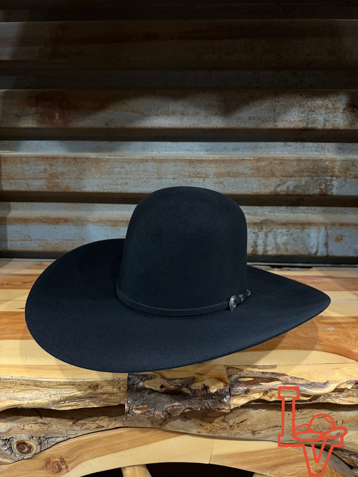 Rodeo King 30X Beaver Felt Hat Regular Crown Black