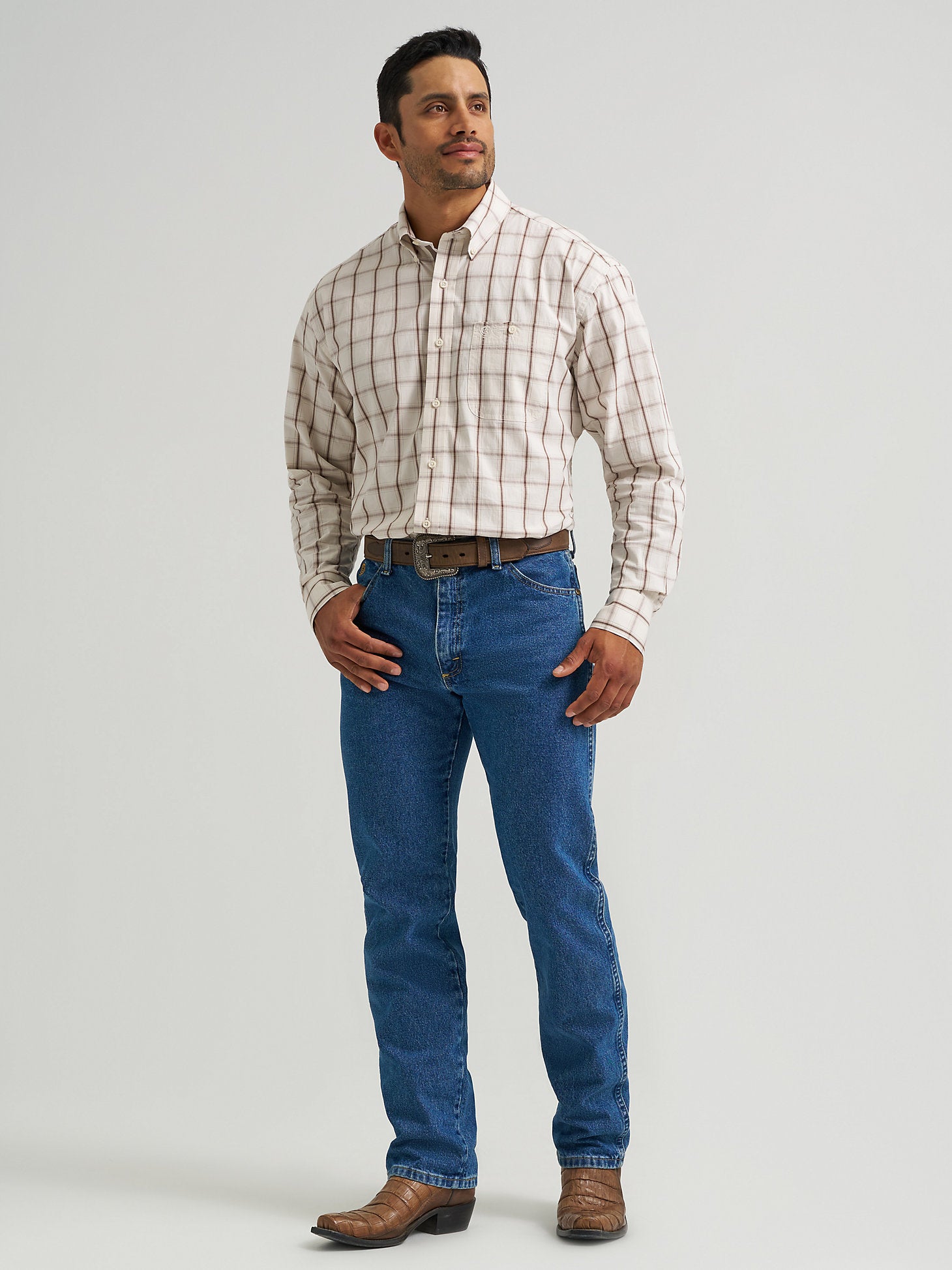 Ecru Plaid