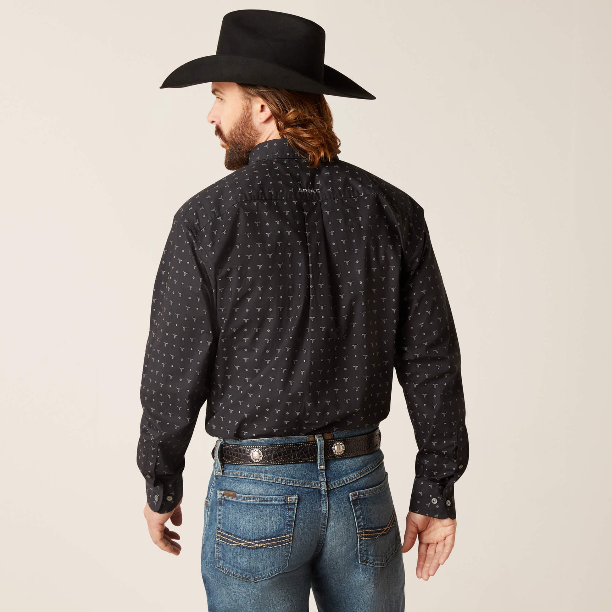 Ariat Men's Nixon Classic Fit Shirt Black – Los Vaqueros Western Wear