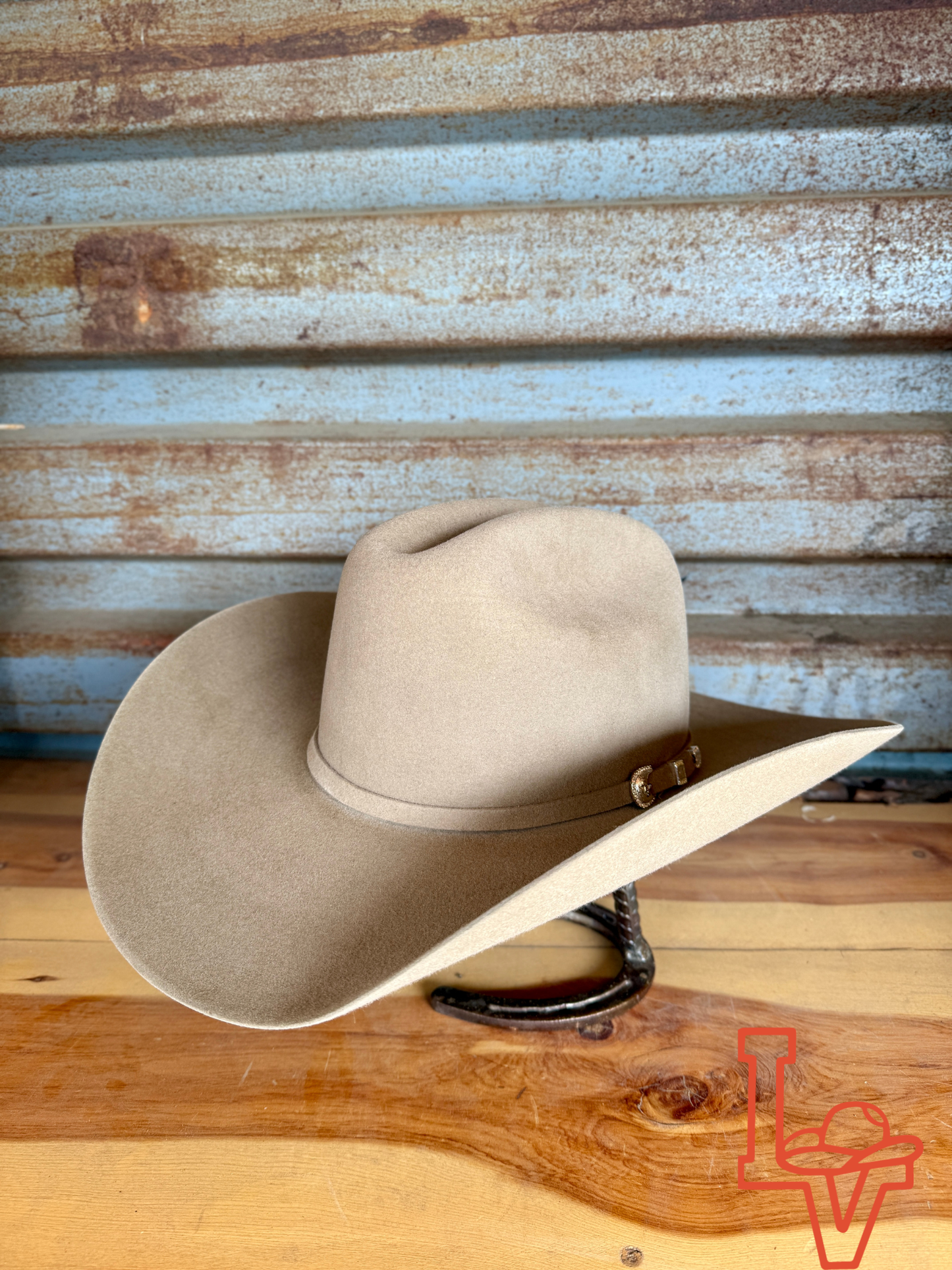 Stetson Shasta 10x Cowboy Fur Felt Hat - 4 1/4" Brim Western Regular Crown Sahara