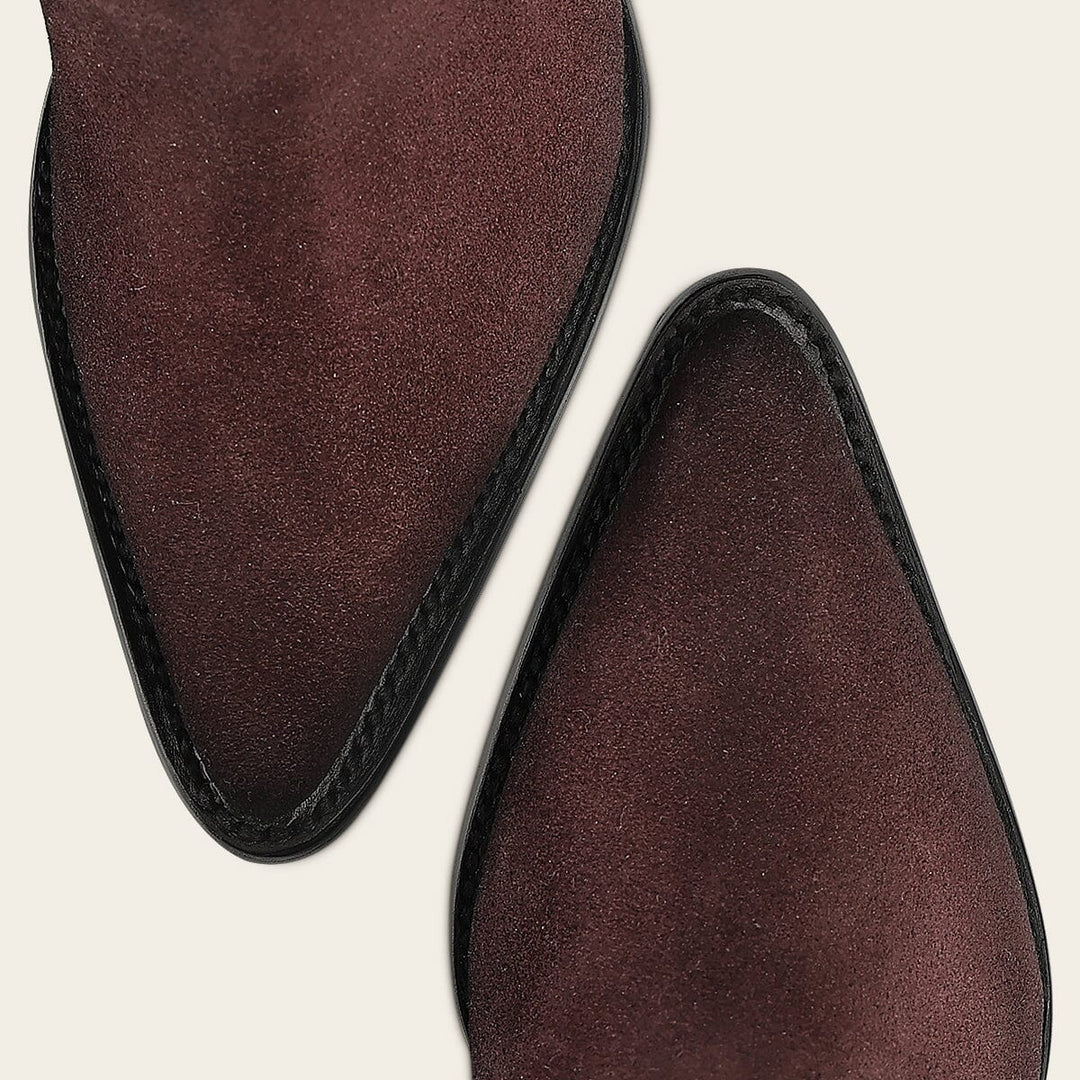Cuadra Women's Traditional Wine Crystals Boot In Genuine Bovine Leather CC358