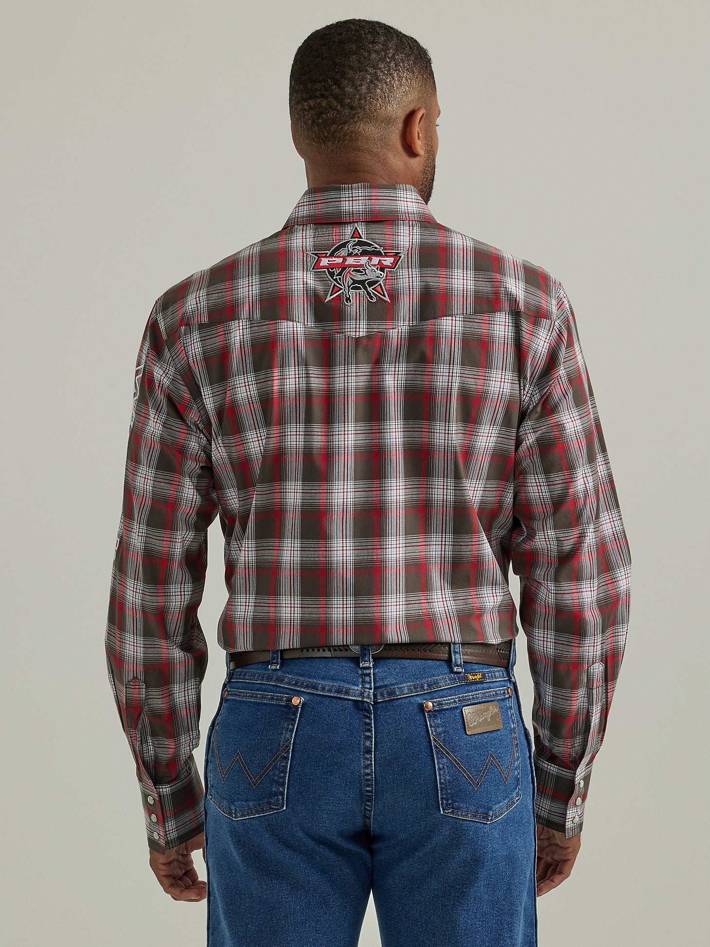 Wrangler pbr clearance logo shirts