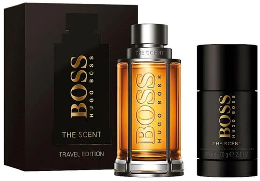 Hugo Boss The Scent Travel Set Man Eau de Toilette Natural Spray 3.3 OZ