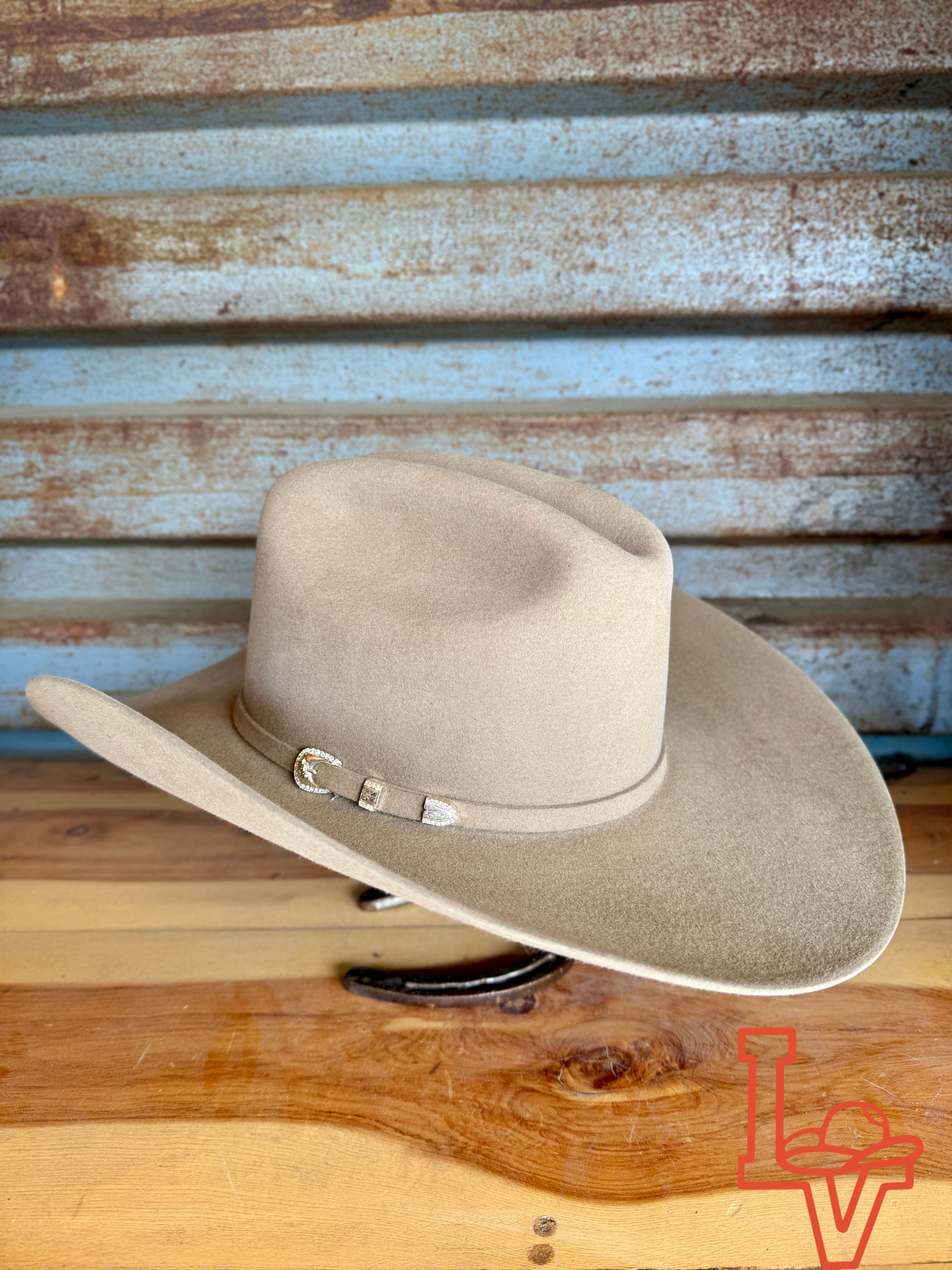 Stetson Shasta 10x Cowboy Fur Felt Hat - 4 1/4" Brim Western Regular Crown Sahara