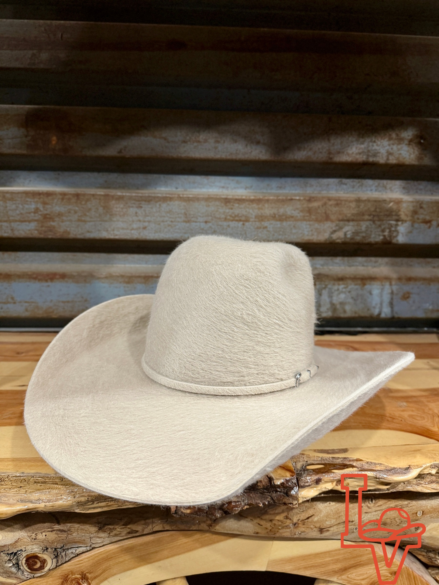 Rodeo King 10X Grizzly Felt Hat Regular Crown Silver Belly