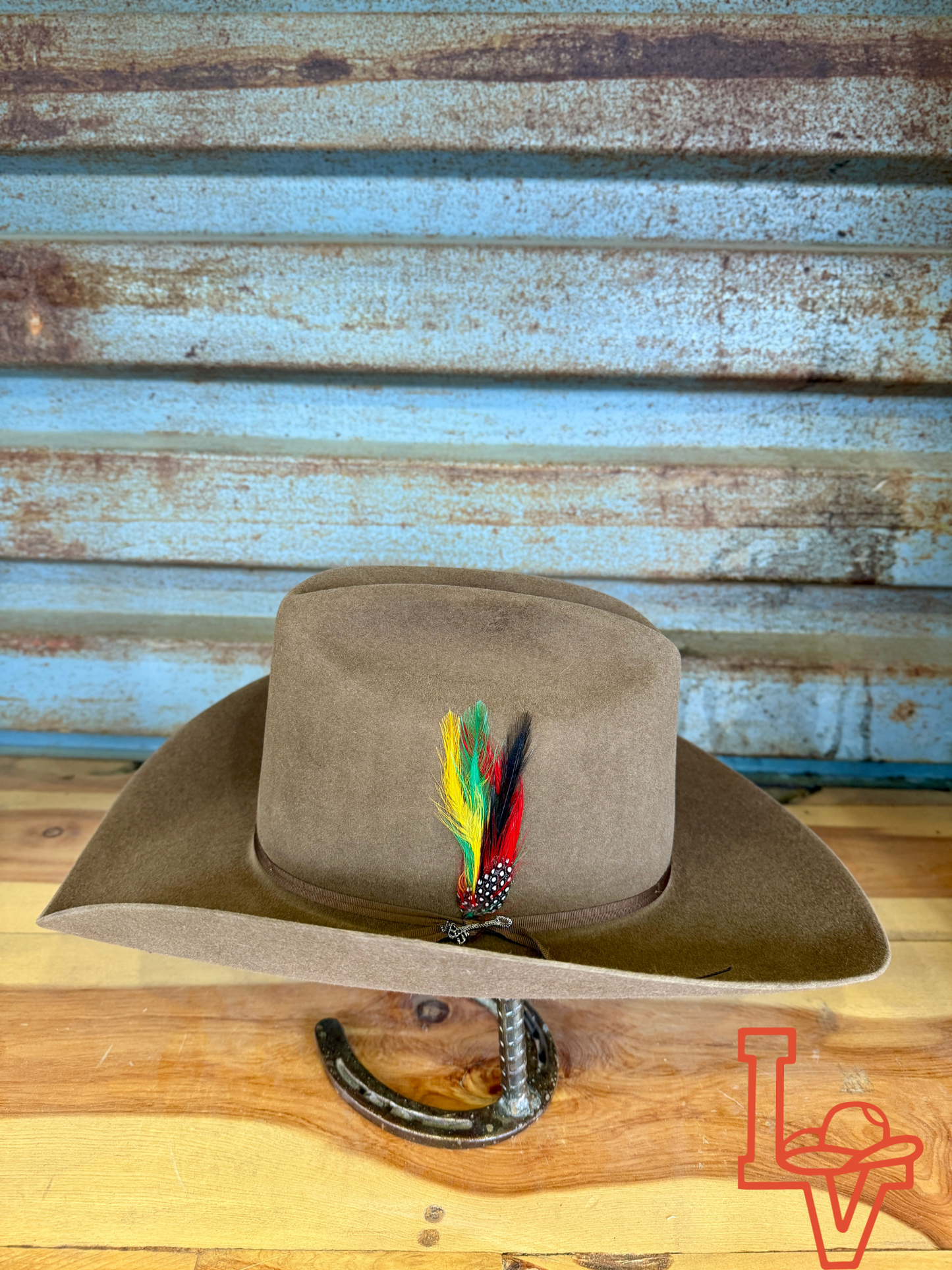 Stetson 6x Rancher Cowboy Felt Hat Regular Crown Acorn