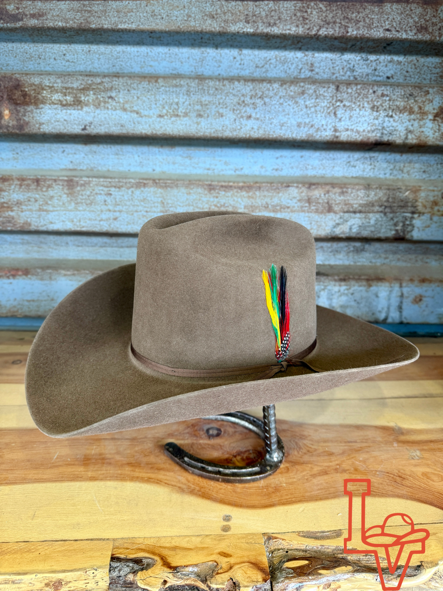 Stetson 6x Rancher Cowboy Felt Hat Regular Crown Acorn