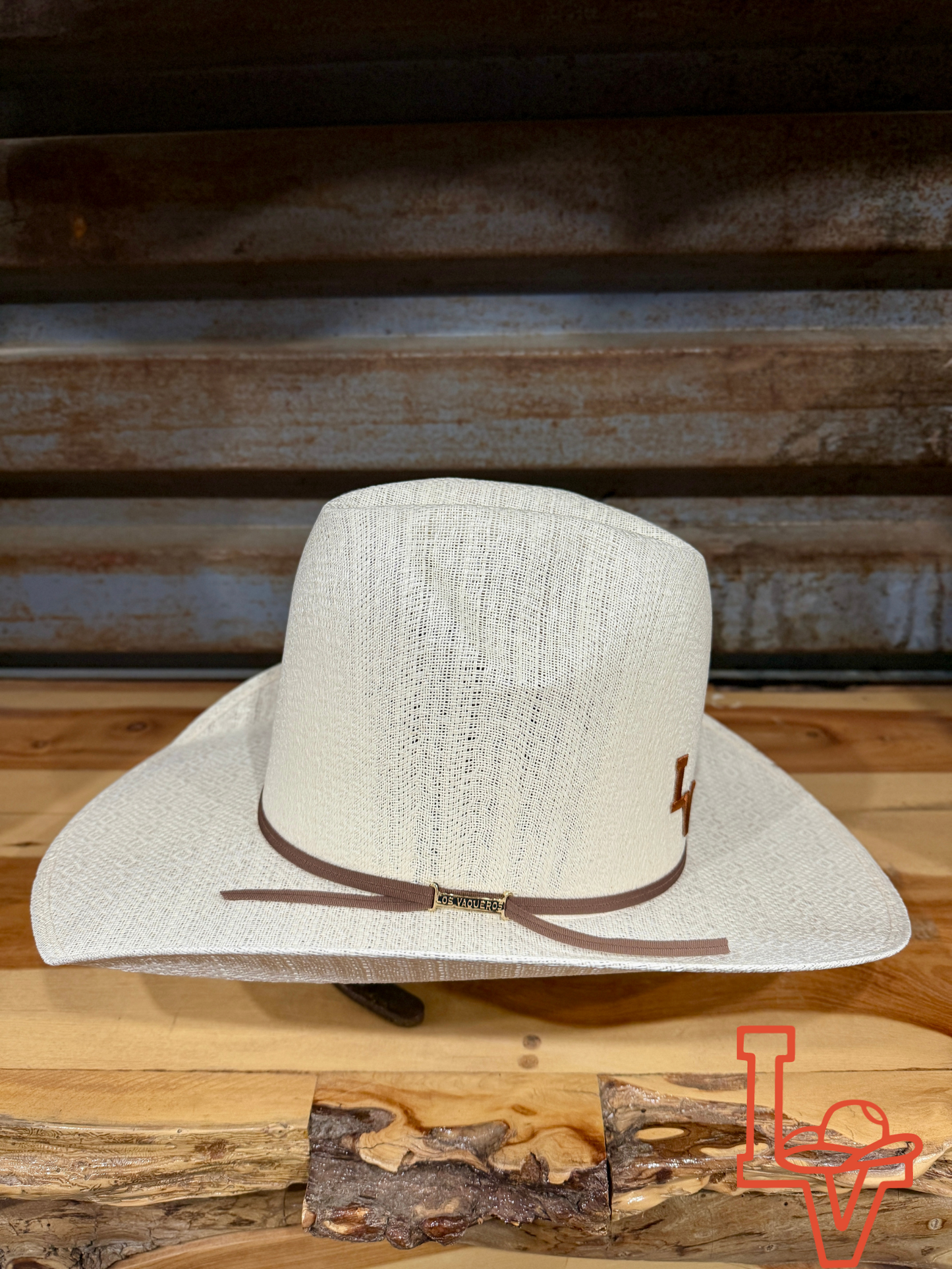 Los Vaqueros Straw Hat Tall Maya Tan