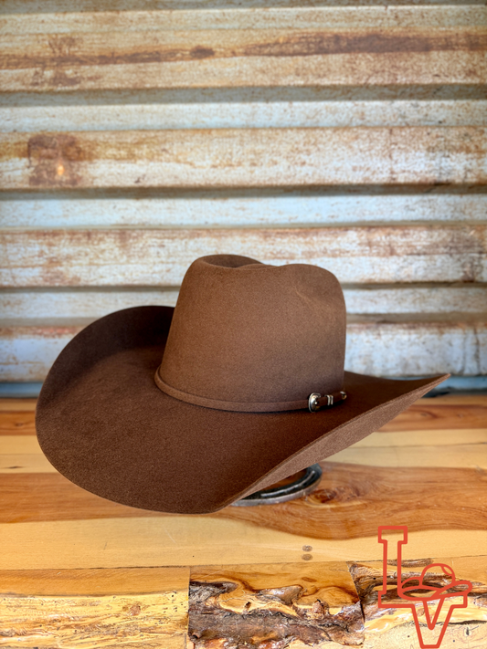 Rodeo King 30X Beaver Felt Hat Regular Crown Whiskey