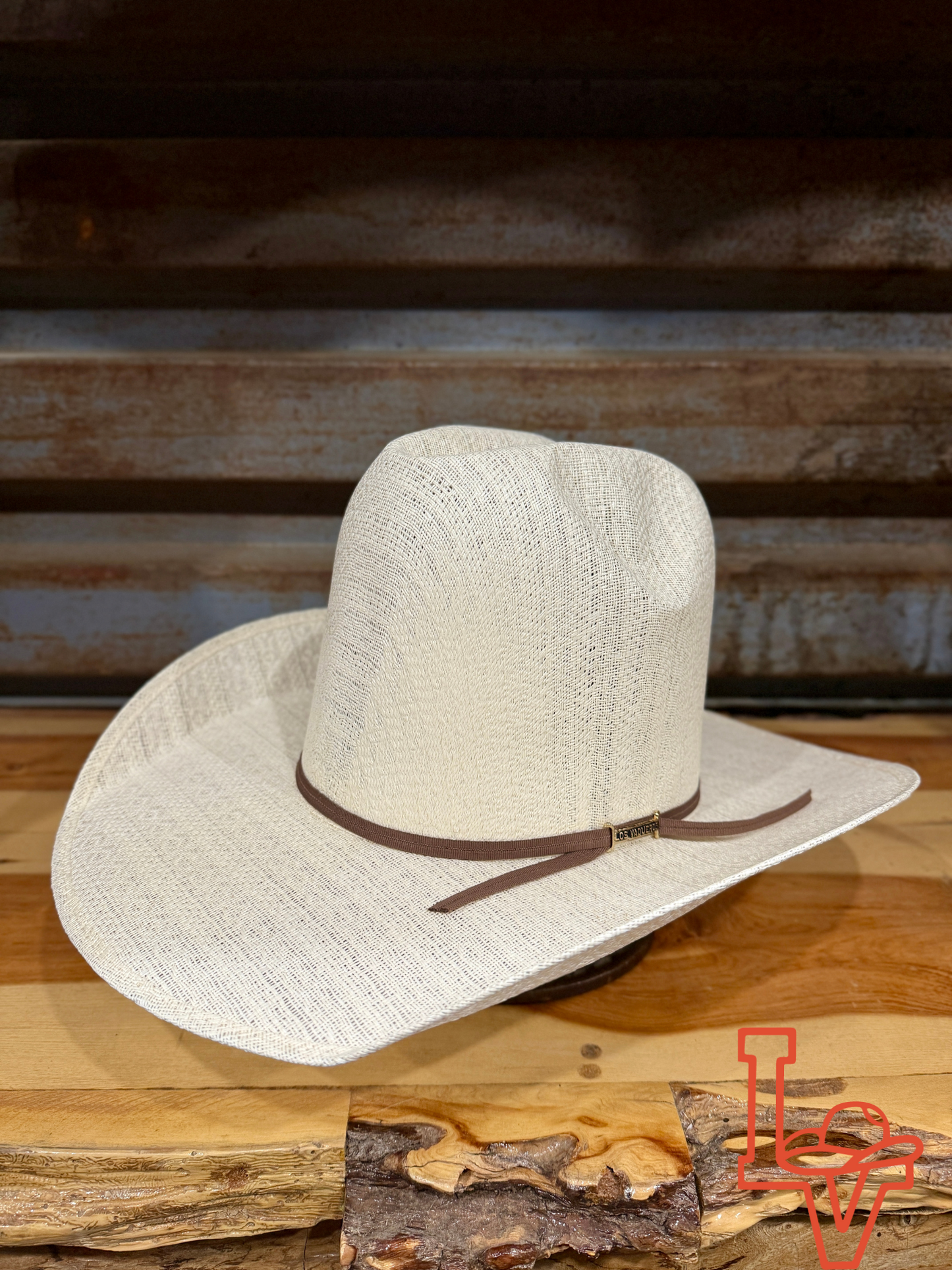Los Vaqueros Straw Hat Tall Maya Tan