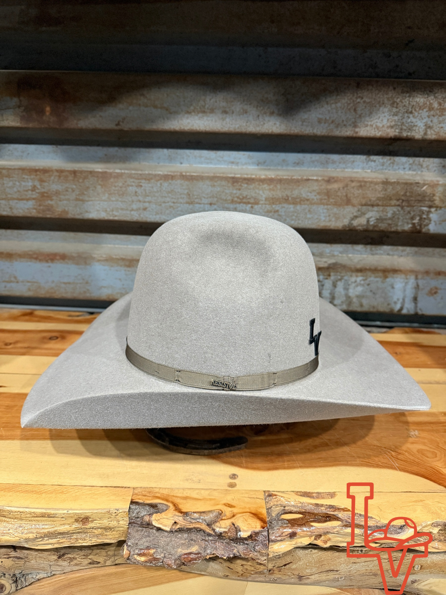 Resistol 7X Showdown Fur Felt Hat Regular Crown Stone