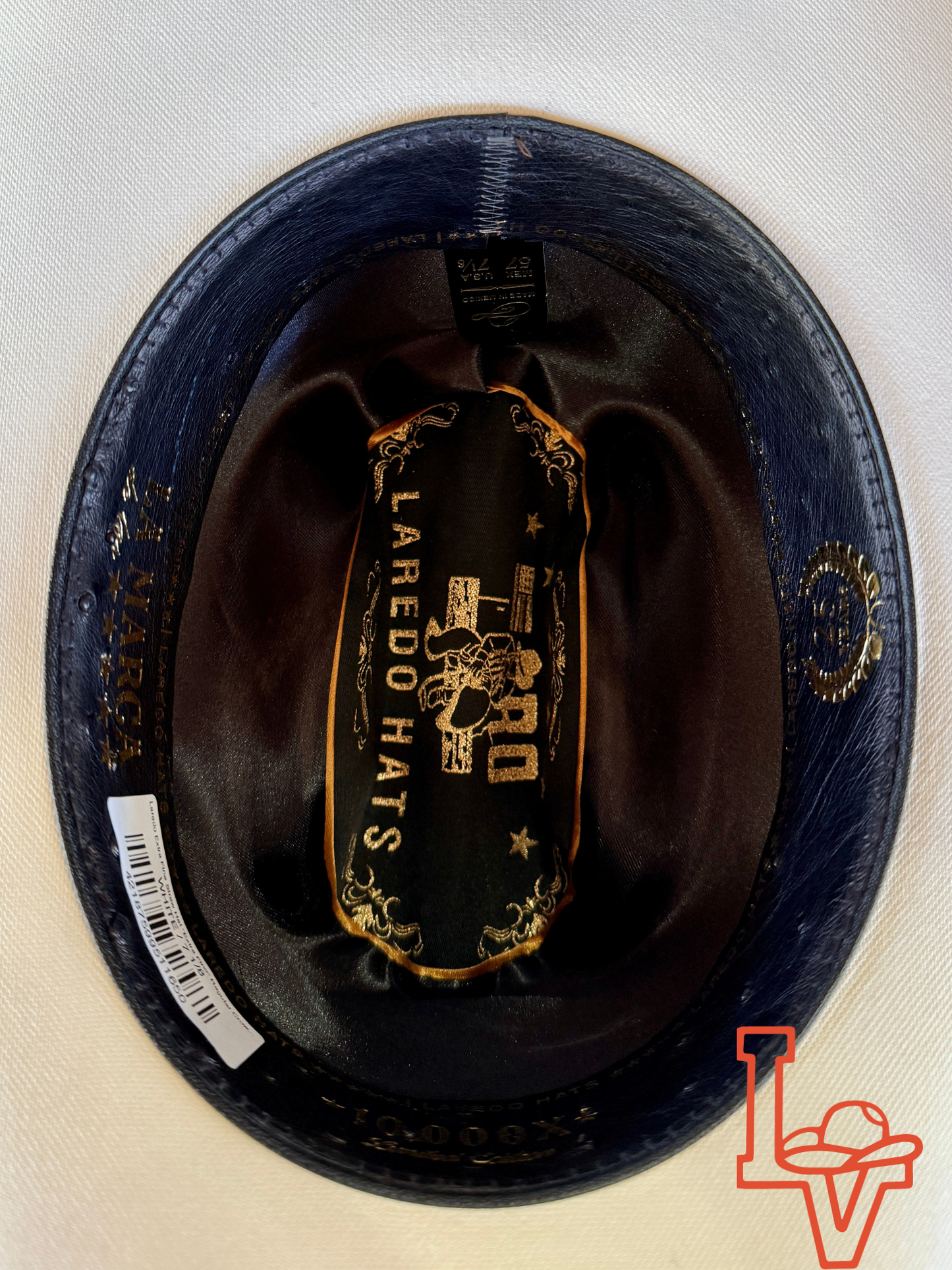 Laredo Extra Fine Straw Hat "Extra Fino" Regular Crown Copa Regular 10,000x Estilo Sinaloa Blanco