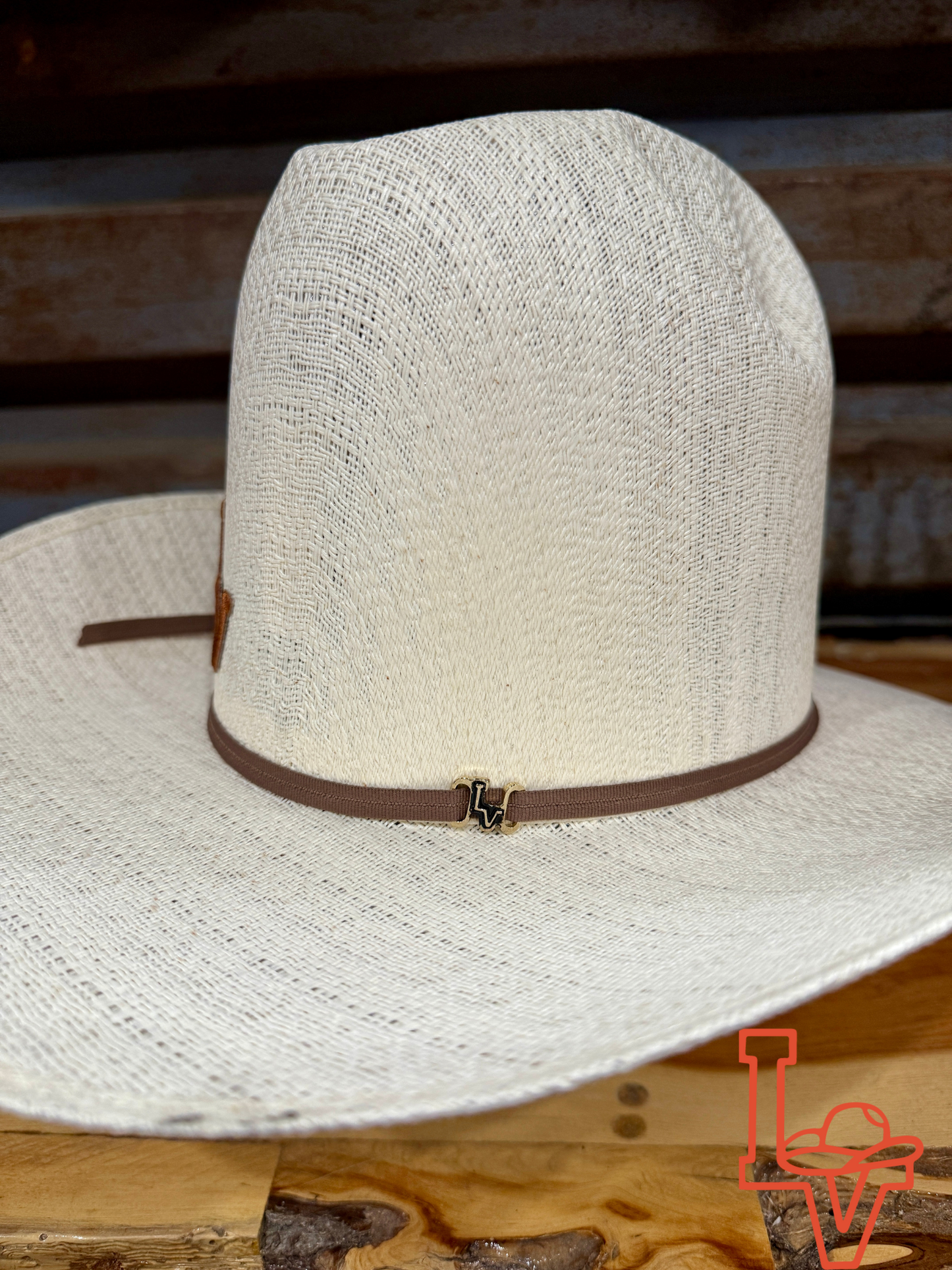 Los Vaqueros Straw Hat Tall Maya Tan