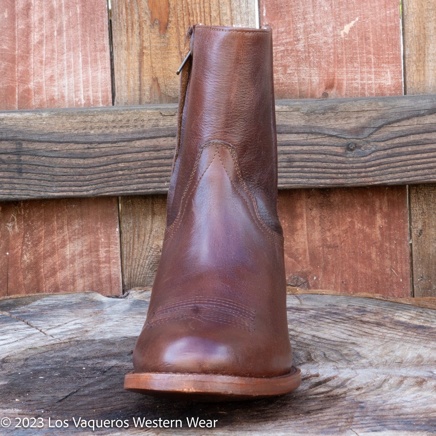 7 Leguas | Men's  Nubuck Bullneck Rodeo Boot with Leather Sole 1557-C | Shedron