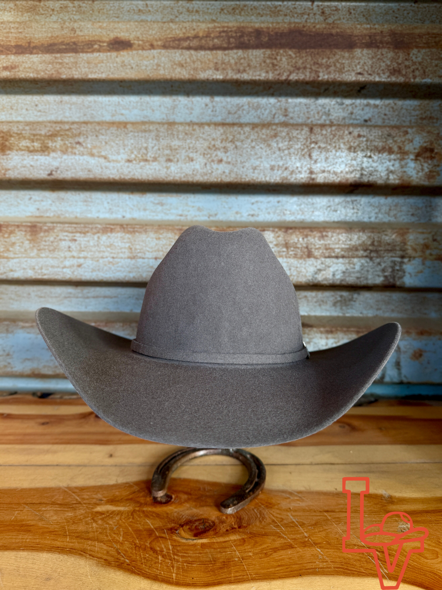 Stetson Skyline 6x Felt Cowboy Hat Regular Crown Granite Grey