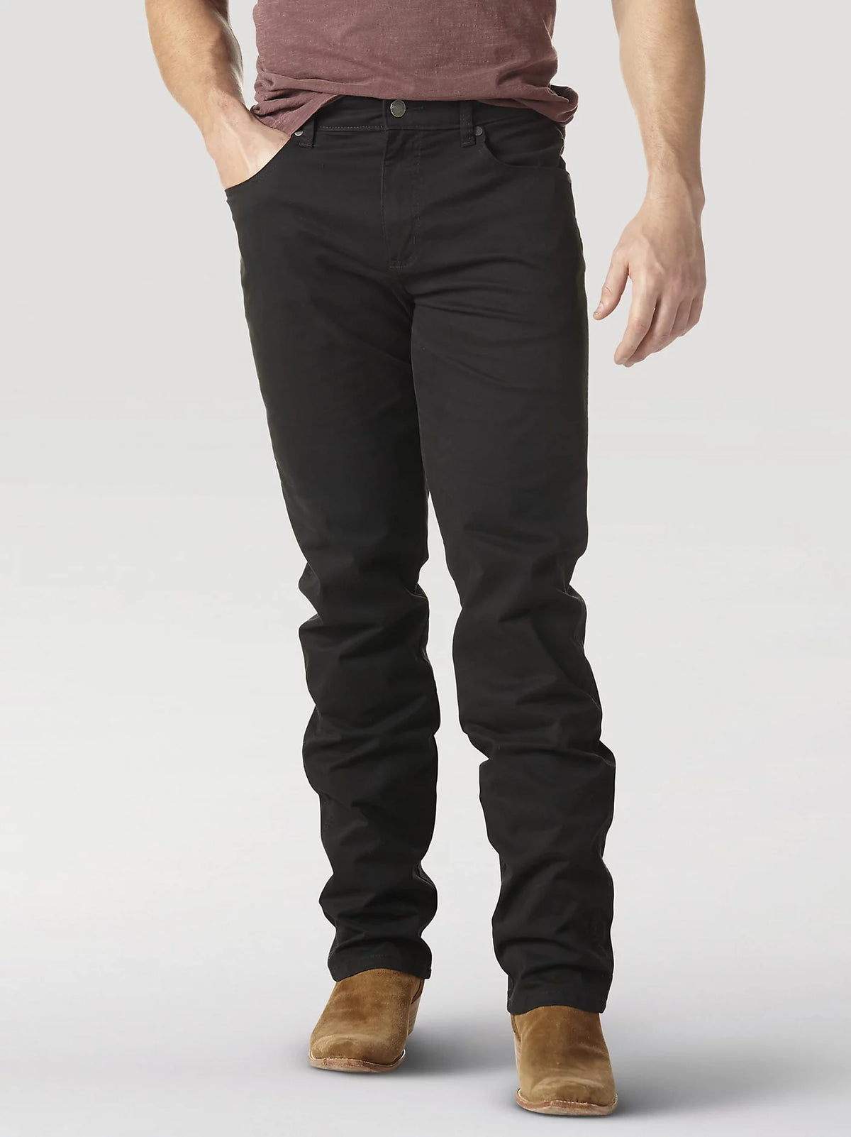 Wrangler Retro® Mens Slim Straight Jean Black