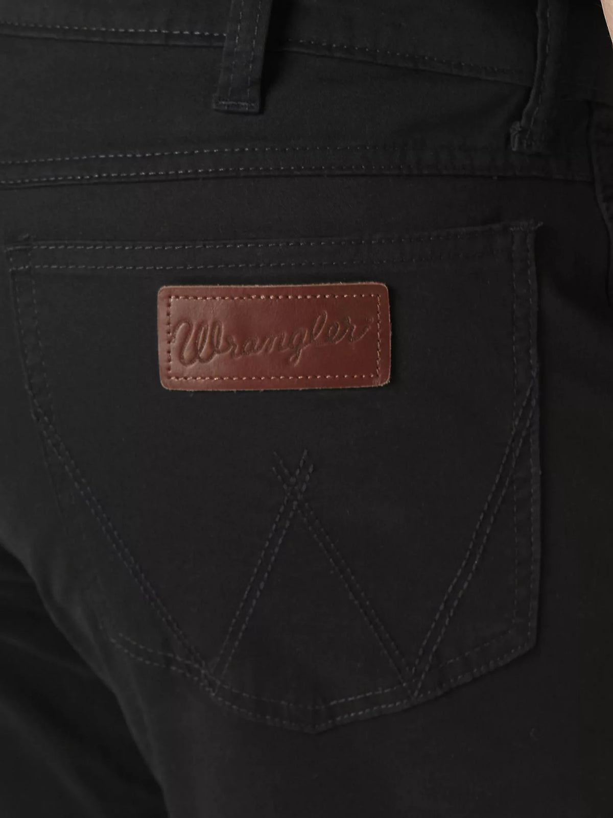 Wrangler Retro® Mens Slim Straight Jean Black