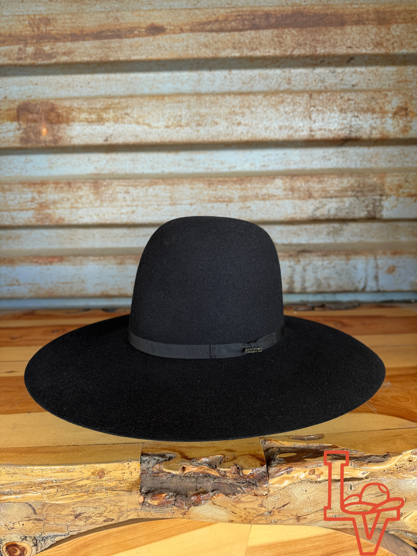 Resistol 7x Showdown Cowboy Hat Fur Felt Hat Regular Crown Black